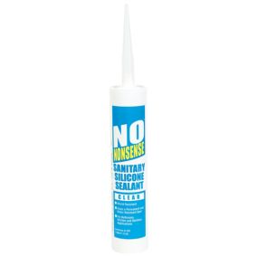 No Nonsense Mould resistant Clear Sanitary sealant, 310ml