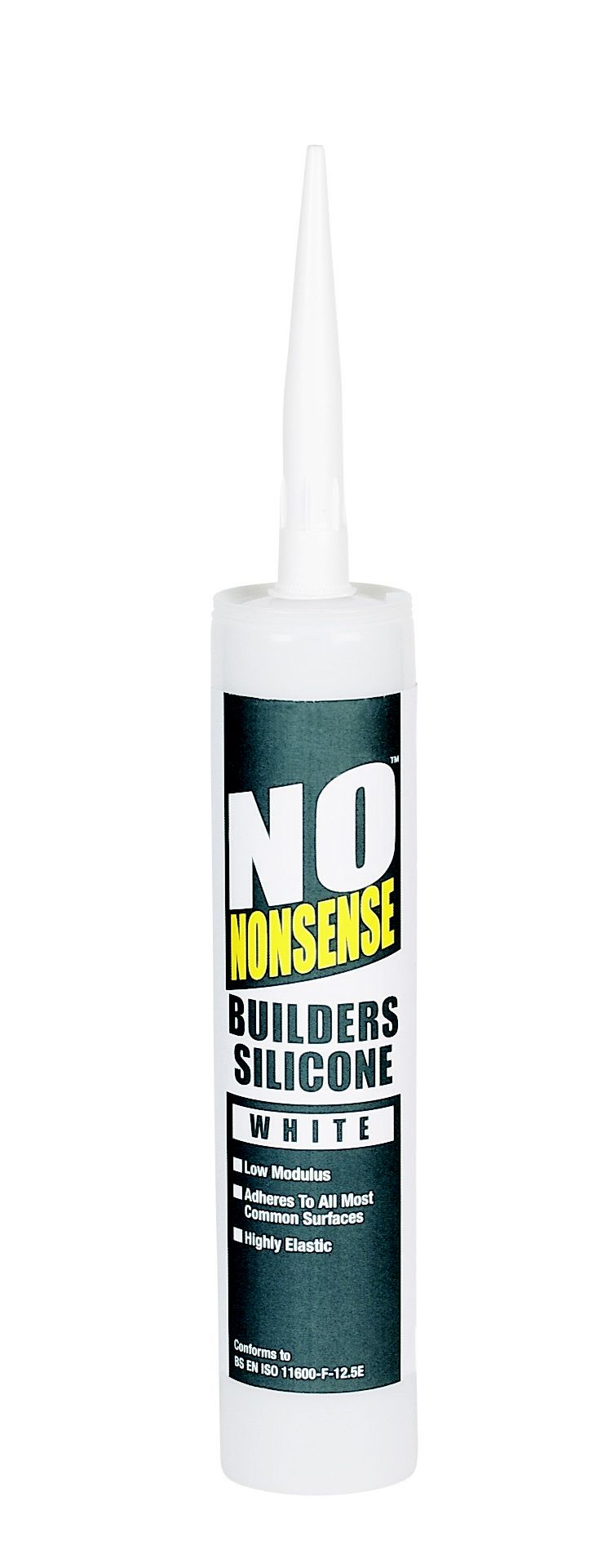 No Nonsense Sanitary Silicone White 310ml - Screwfix