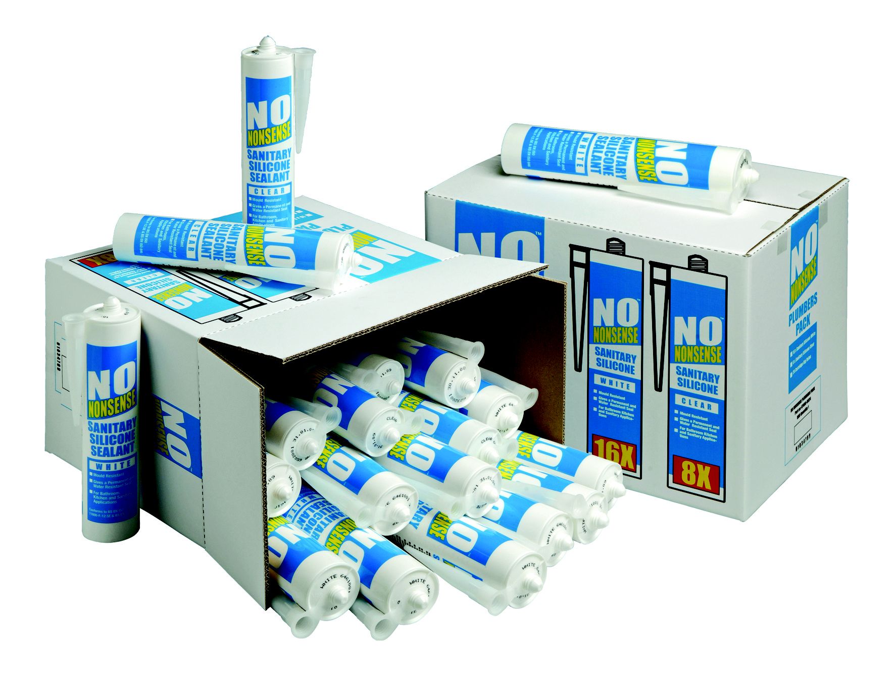 No Nonsense Silicone White Siliconebased Bathroom & kitchen Sanitary