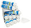 No Nonsense Silicone White Silicone-based Bathroom & kitchen Sanitary sealant, 310ml, Pack of 12