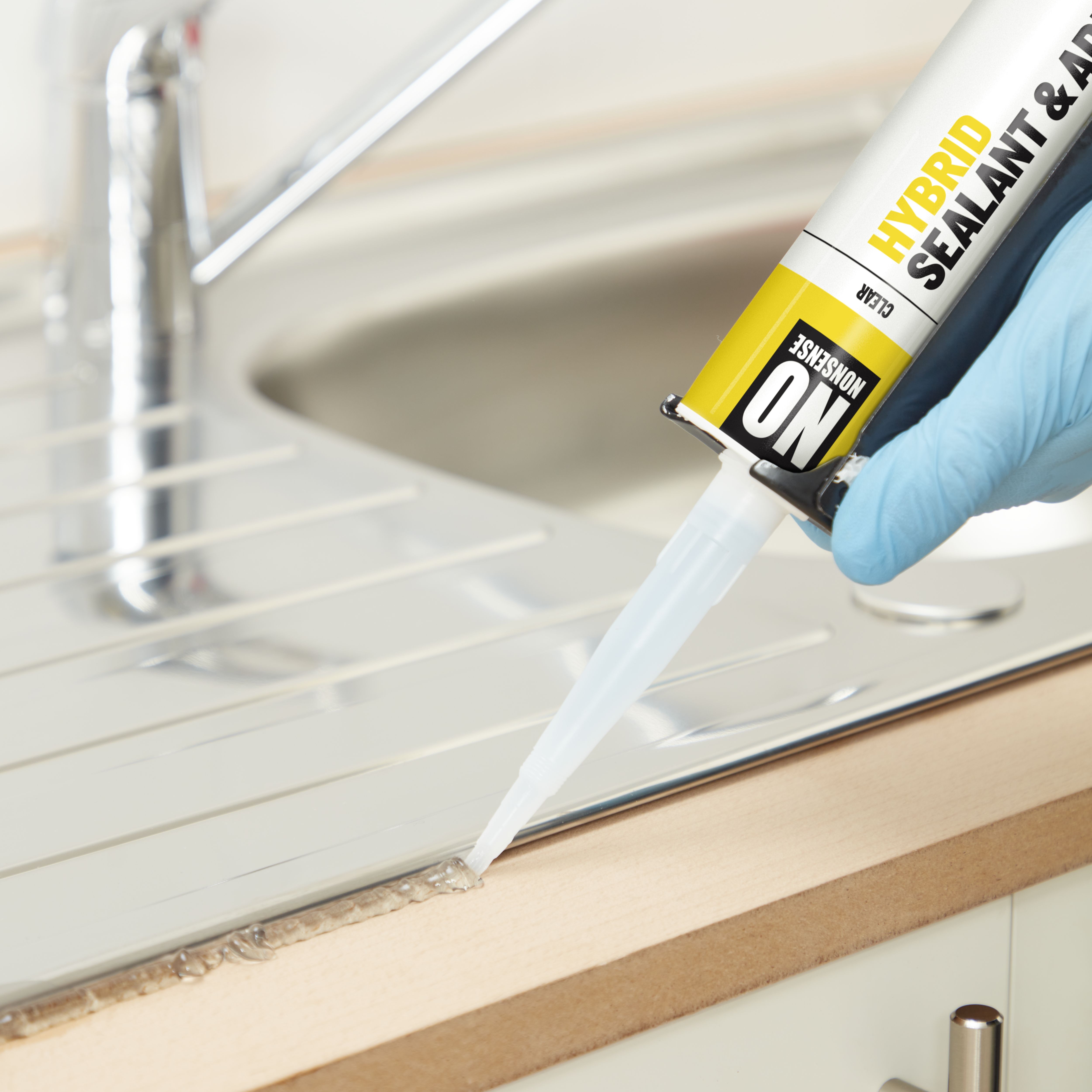 No Nonsense Transparent Grab adhesive & sealant 290ml