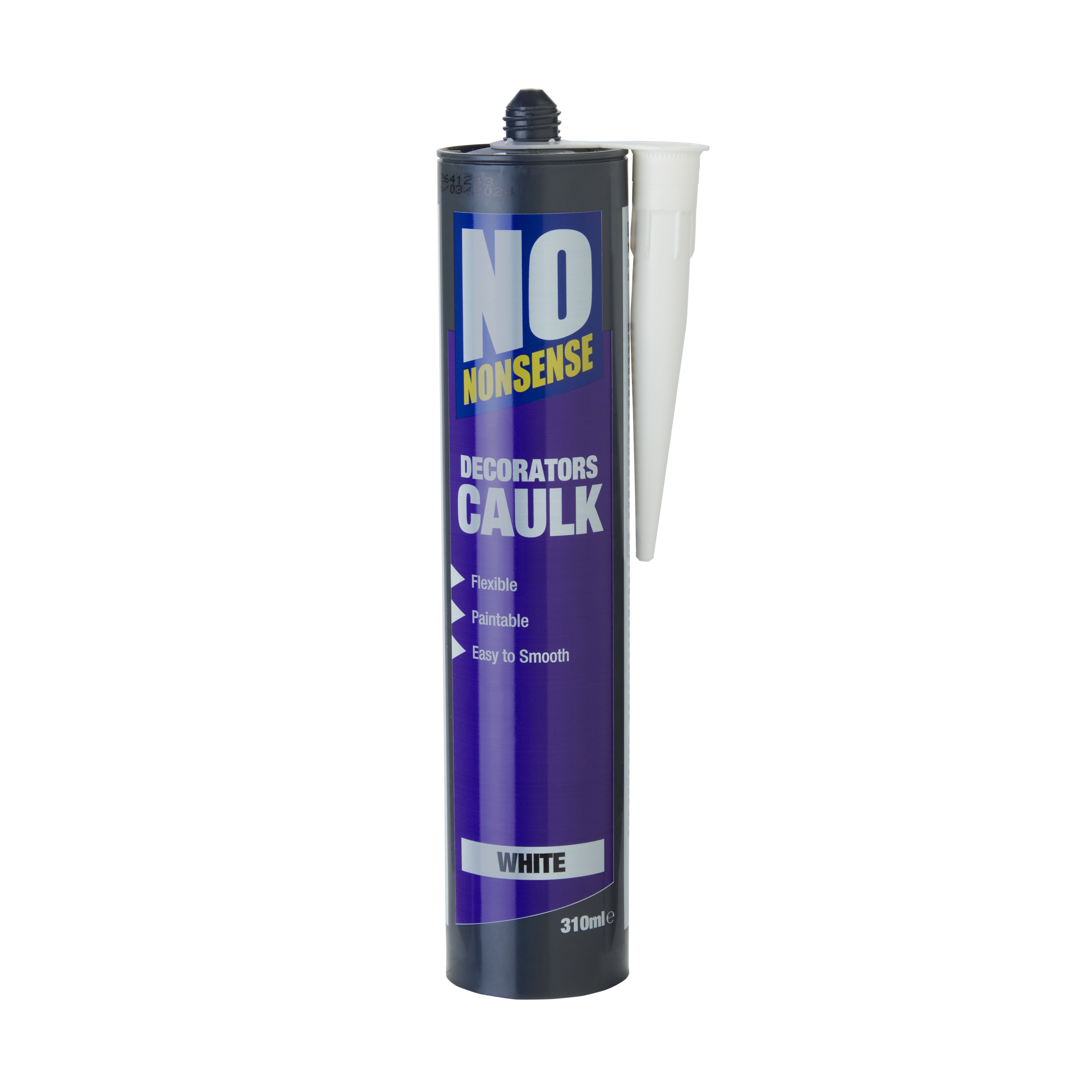 No Nonsense White Decorators caulk 310ml2 | DIY at B&Q