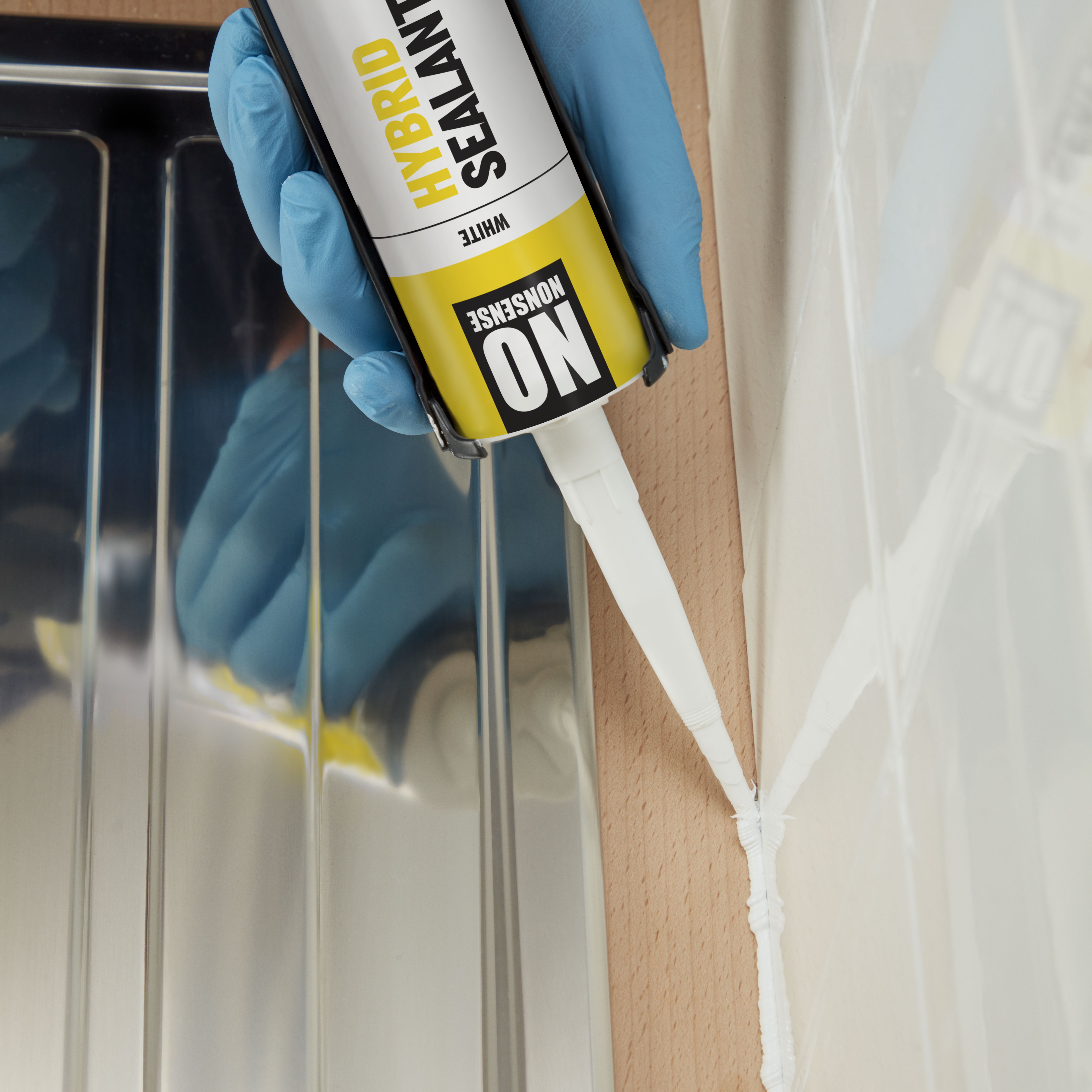 No Nonsense White Grab adhesive & sealant 290ml