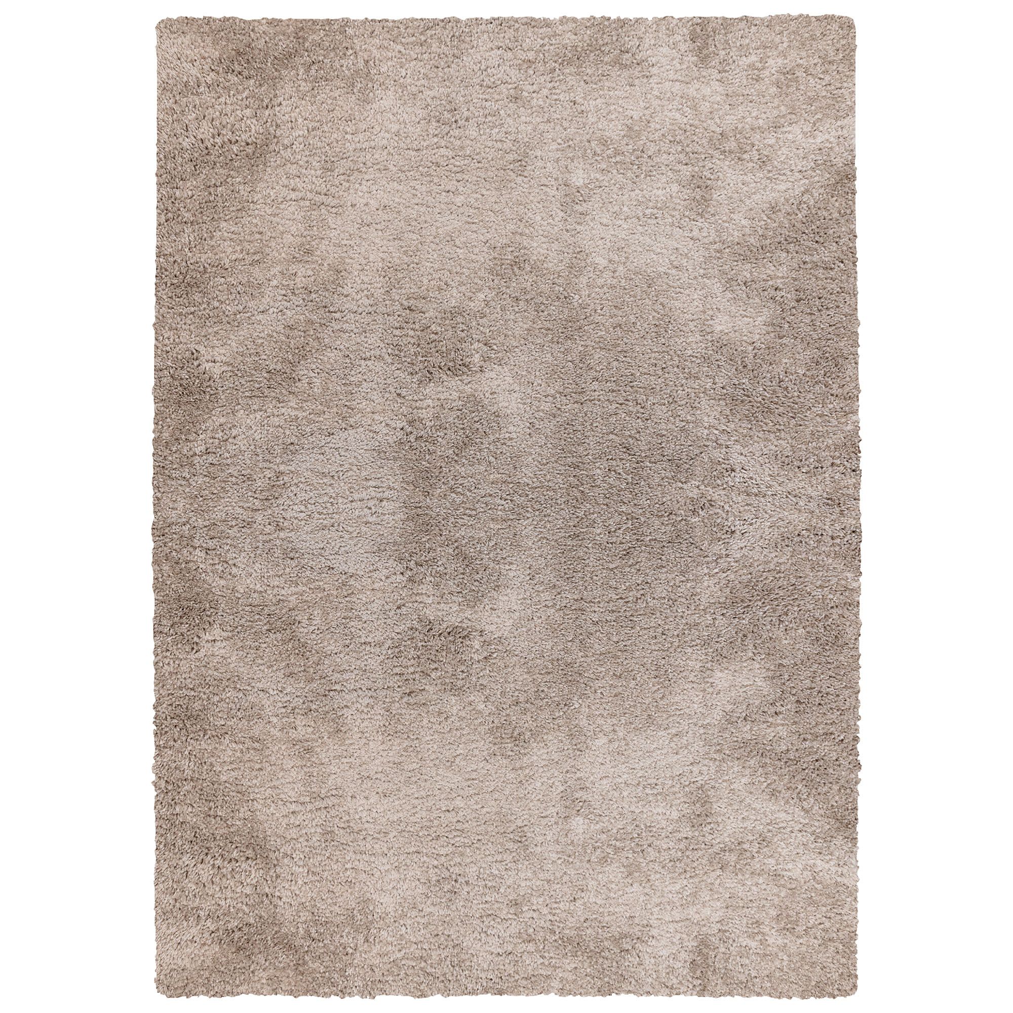 Noelia Shaggy Taupe Rug 170cmx120cm | DIY at B&Q