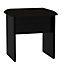 Noire Black Dressing table stool (H)510mm