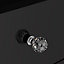 Noire High gloss black 4 Drawer Chest (H)1080mm (W)770mm (D)410mm