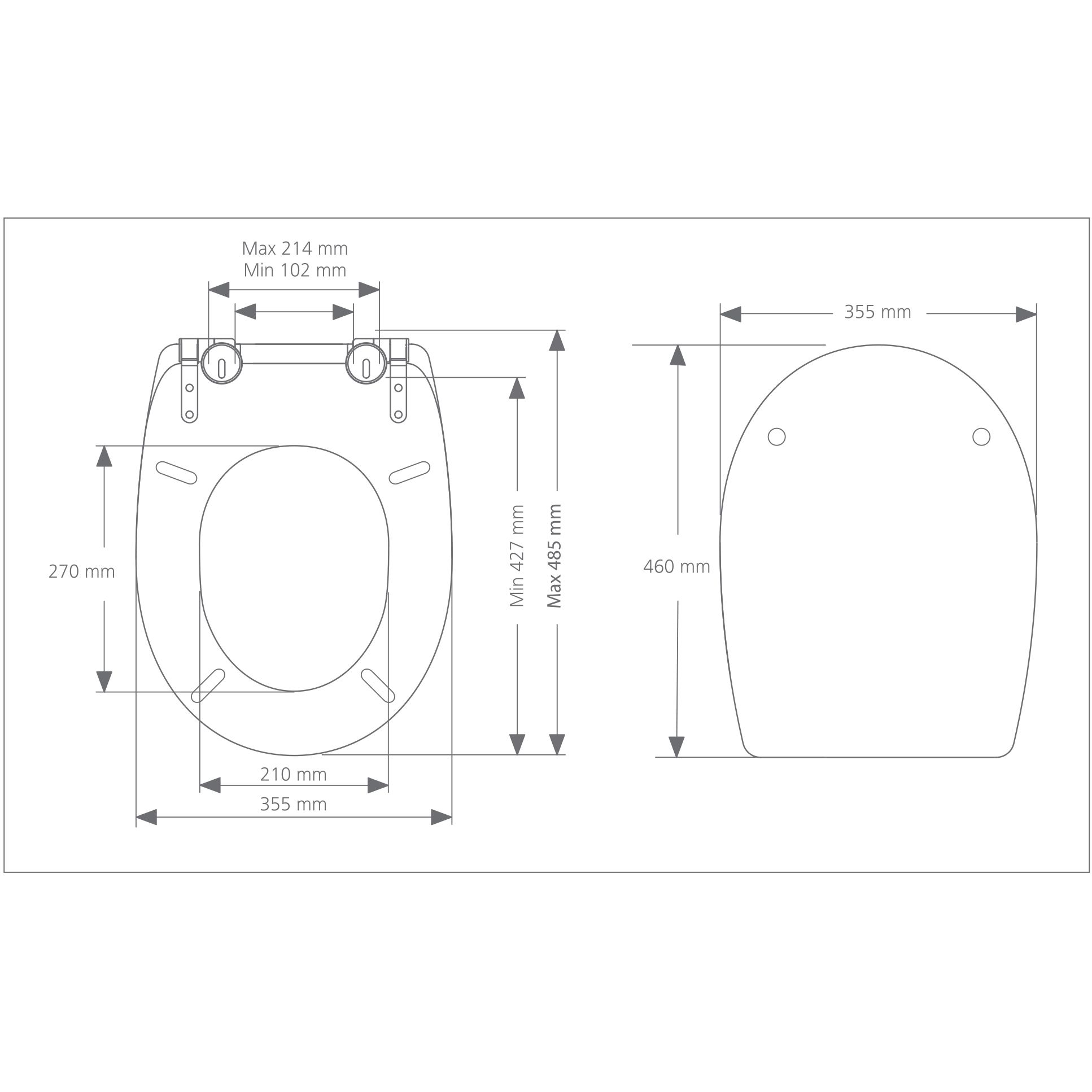 NOLI TOILET SEAT | DIY at B&Q