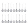 Nordic tradition Assorted White Assorted Bauble, Pack of 18