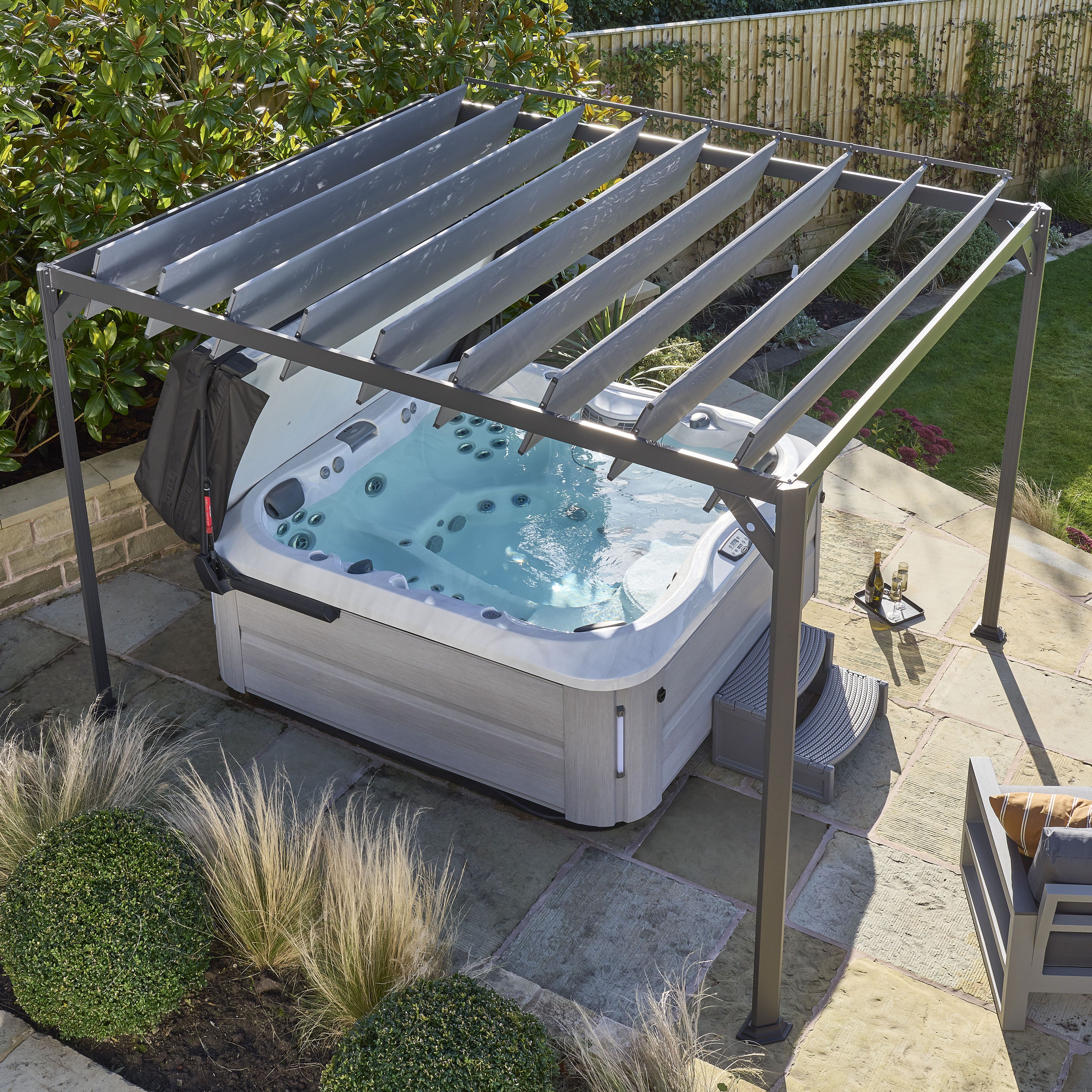 Norfolk Leisure Pandora Square Pergola, (W)3m x (D)3m x (H)2.26m