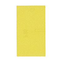 Norton 80 grit Yellow Sanding sheet (L)70mm (W)125mm, Pack of 5