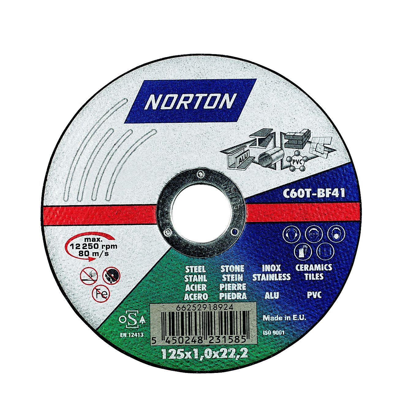Norton Cutting & grinding disc set (Dia)125mm, Pack of 5 DIY at B&Q