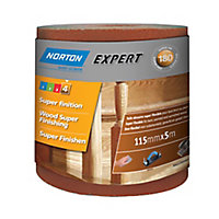 Norton Expert 180 grit Sanding roll (L)5000mm (W)115mm
