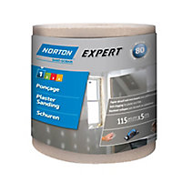 Norton Expert 80 grit Sanding roll (L)5000mm (W)115mm