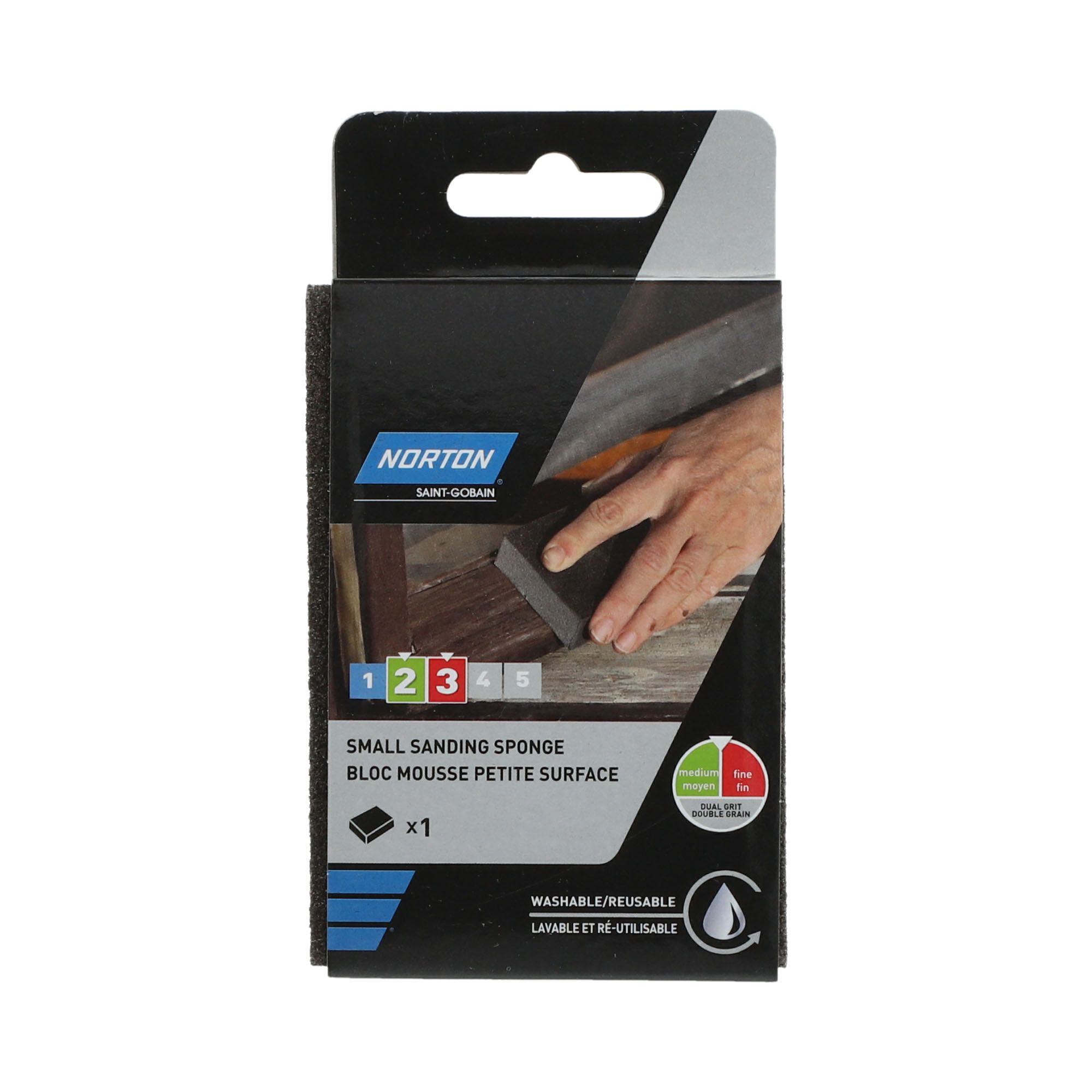 Norton Medium Sanding sponge (L)100mm (W)68mm, 30g