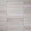 Norwegio White Matt Wood effect Ceramic Wall & floor Tile Sample