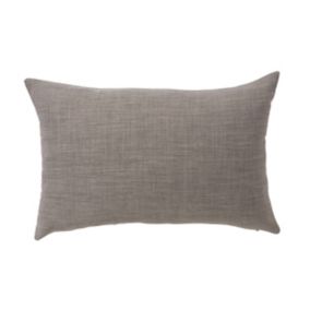 Novan Plain Beige Cushion (L)60cm x (W)40cm