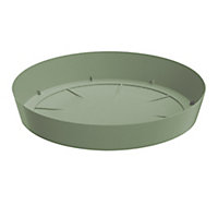 Nurgul Deep Lichen Green Saucer (Dia)30.5cm
