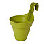 Nurgul Green Plastic Round Hanging pot (Dia)20cm