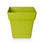 Nurgul Green Plastic Square Plant pot (Dia)38cm