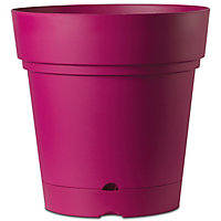 Nurgul Pink Plastic Round Plant pot (Dia)58cm