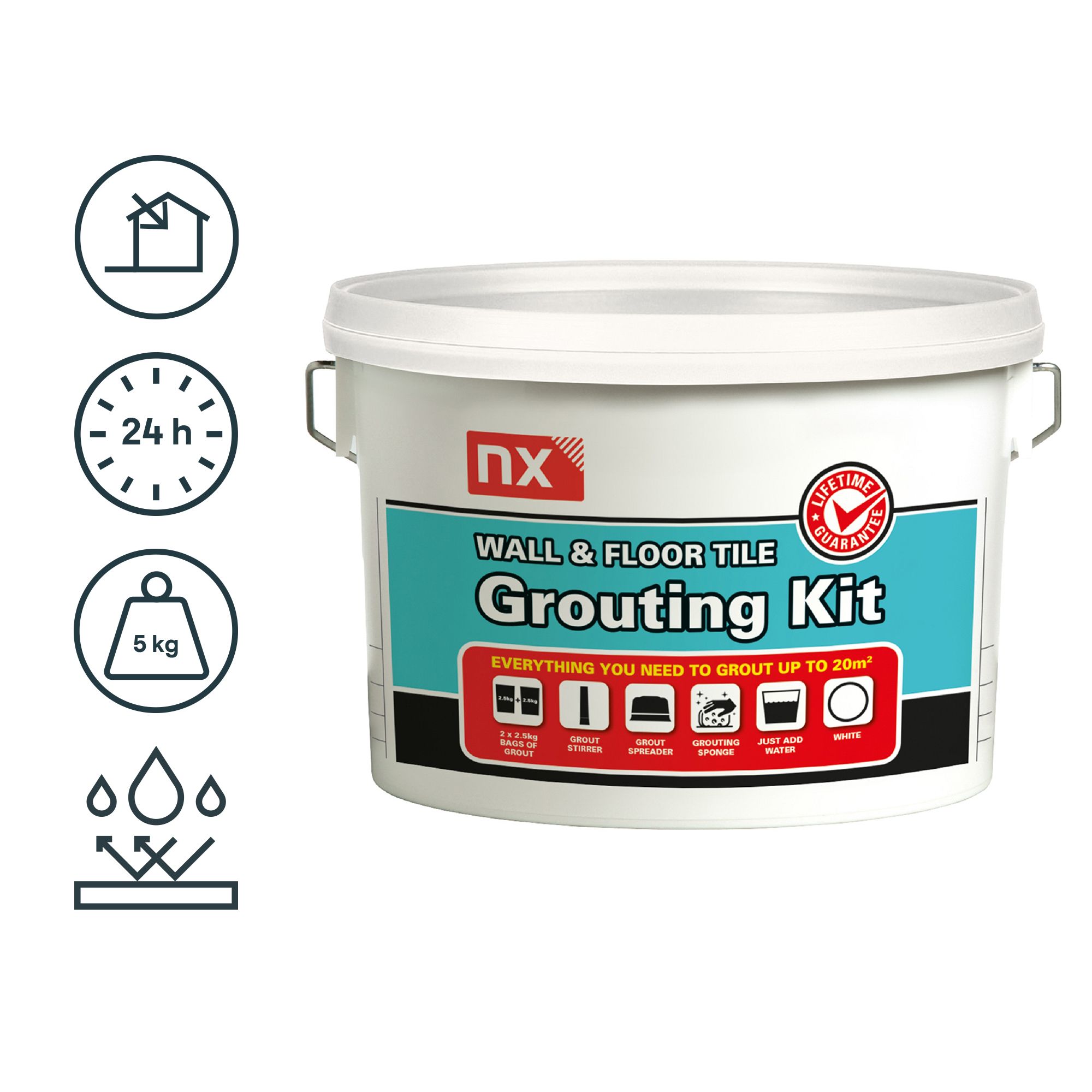 NX White Grout, 5kg