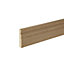 Oak Architrave (L)2.15m (W)95mm (T)18mm, Pack of 5