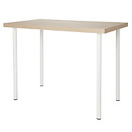 Oak effect Desk (H)73cm (W)100cm (D)60cm