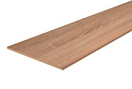 Oak effect Fully edged Chipboard Furniture board, (L)0.8m (W)400mm (T)18mm