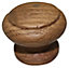 Oak Round Furniture Knob (Dia)41mm