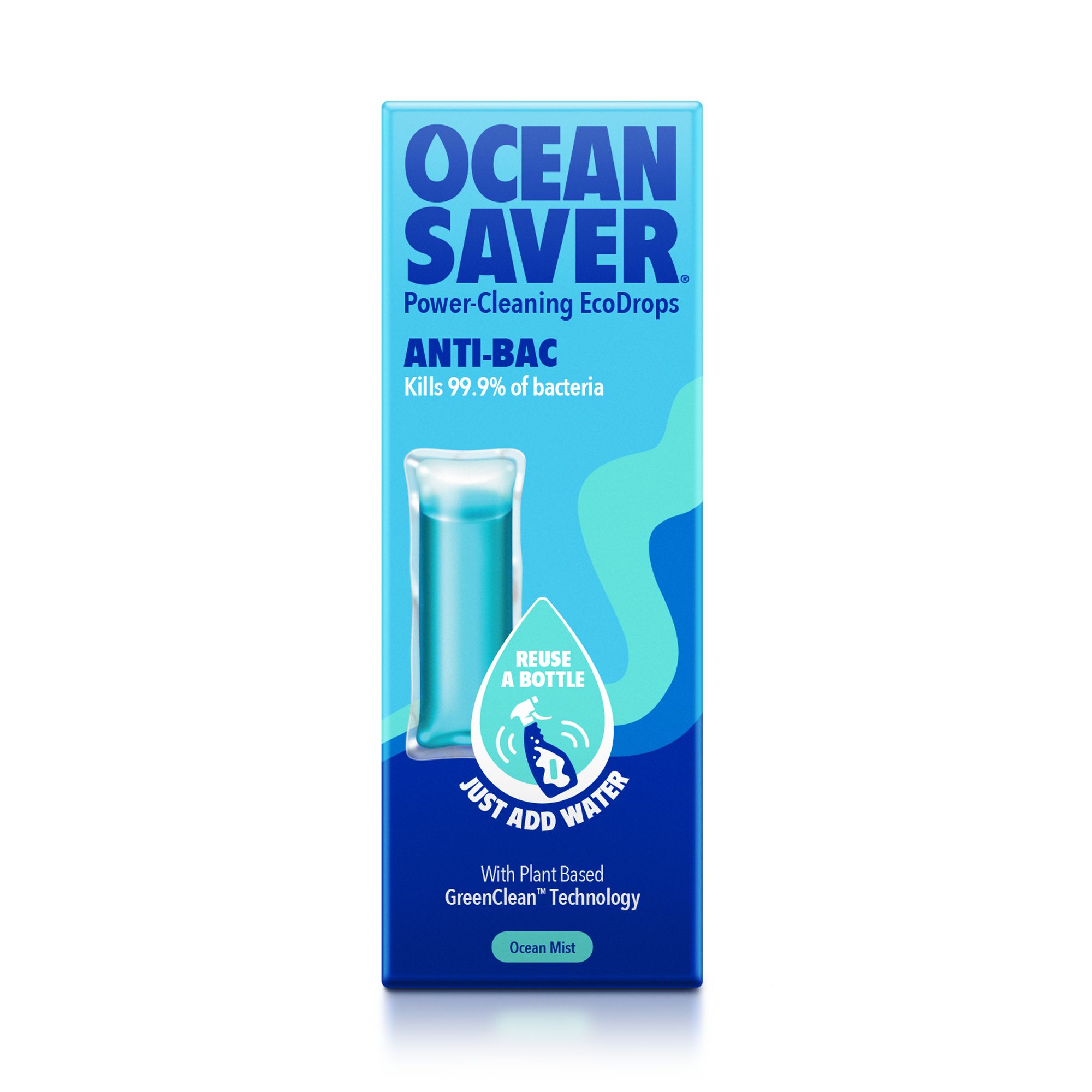 OceanSaver EcoDrops Concentrated Ocean Mist Anti-bacterial Multi-surface Cleaning spray, 10ml