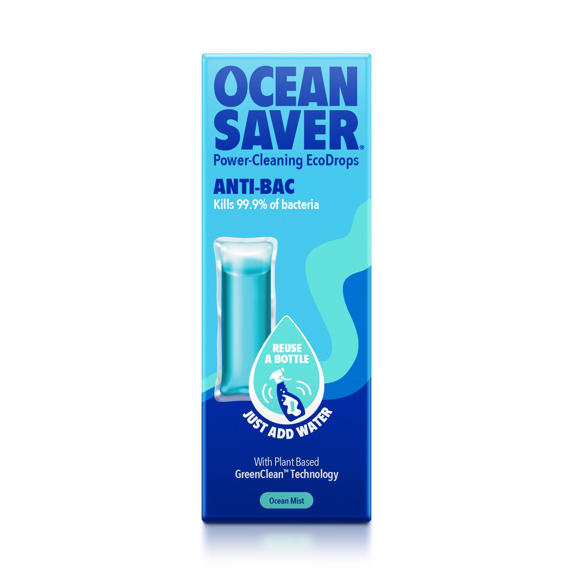 OceanSaver EcoDrops Concentrated Ocean Mist Multi-surface Cleaning spray, 10ml