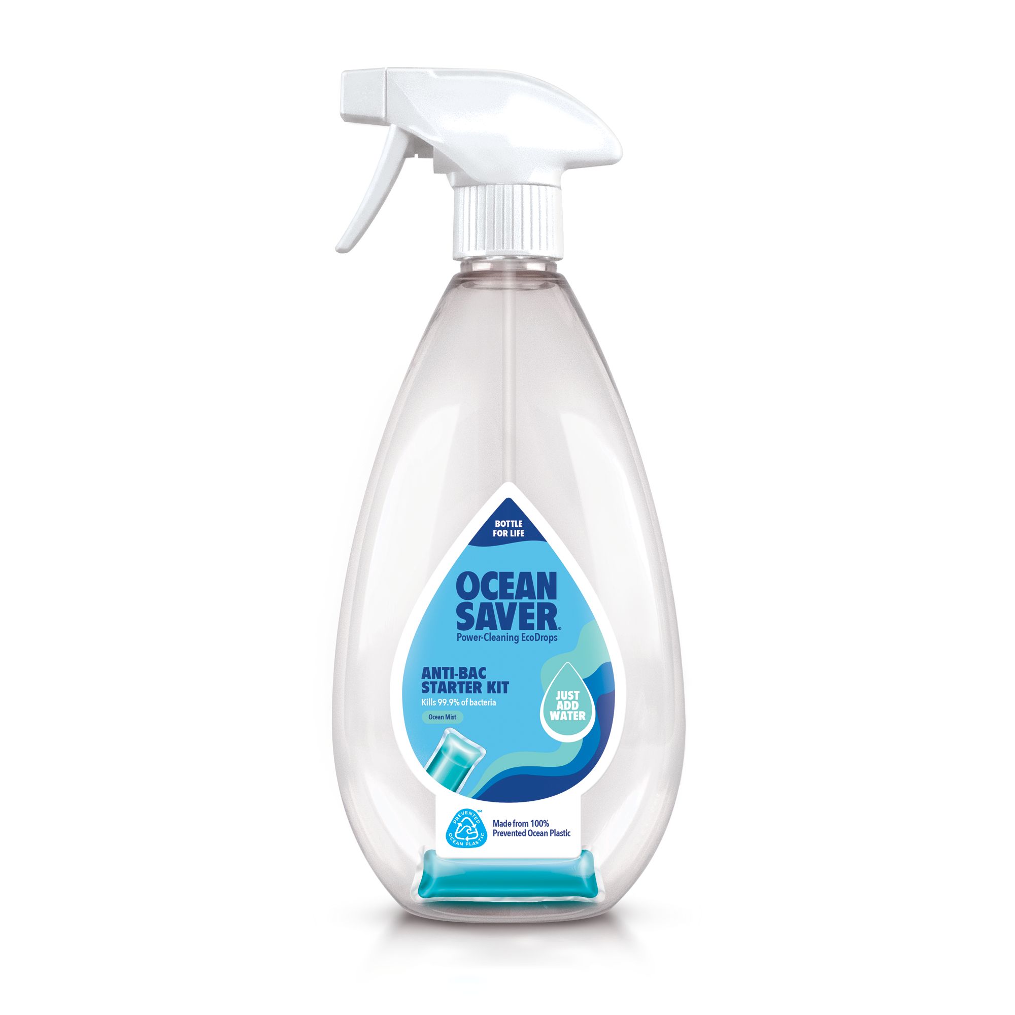 OceanSaver Starter Kits Concentrated Ocean Mist Multi-surface Cleaning  spray, 750ml