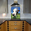 Off The Wall Creations Funky Cow Multicolour Glass Splashback, (H)745mm (W)595mm (T)6mm