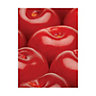 Off The Wall Creations Red Cherry Red Glass Splashback, (H)745mm (W)595mm (T)6mm
