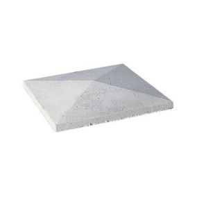 Off white Pyramid Pier cap (L)305mm (W)305mm, Pack of 24