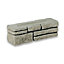 Old Town Grey Single-sided Walling stone (L)450mm (T)130mm, Pack of 48