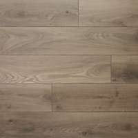 Oldbury Grey Gloss Oak effect Laminate Flooring Sample
