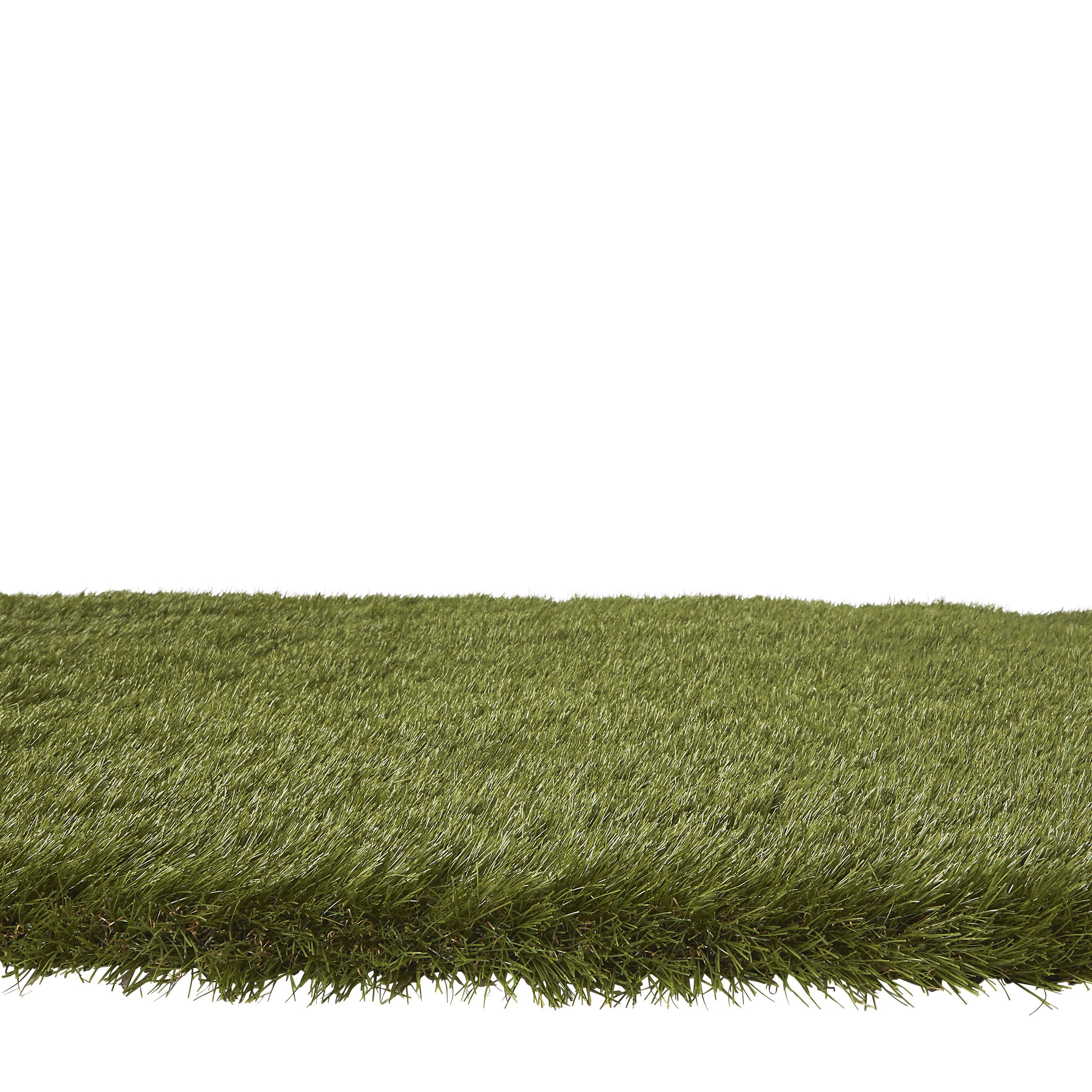 Olive High density Artificial grass (L)4m (W)1m (T)47mm