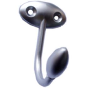 Olive Nickel effect Zinc alloy J-shaped Single Hook