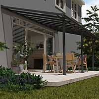 Olympia Grey Patio cover (H)3050mm (W)2950mm (D)6100mm
