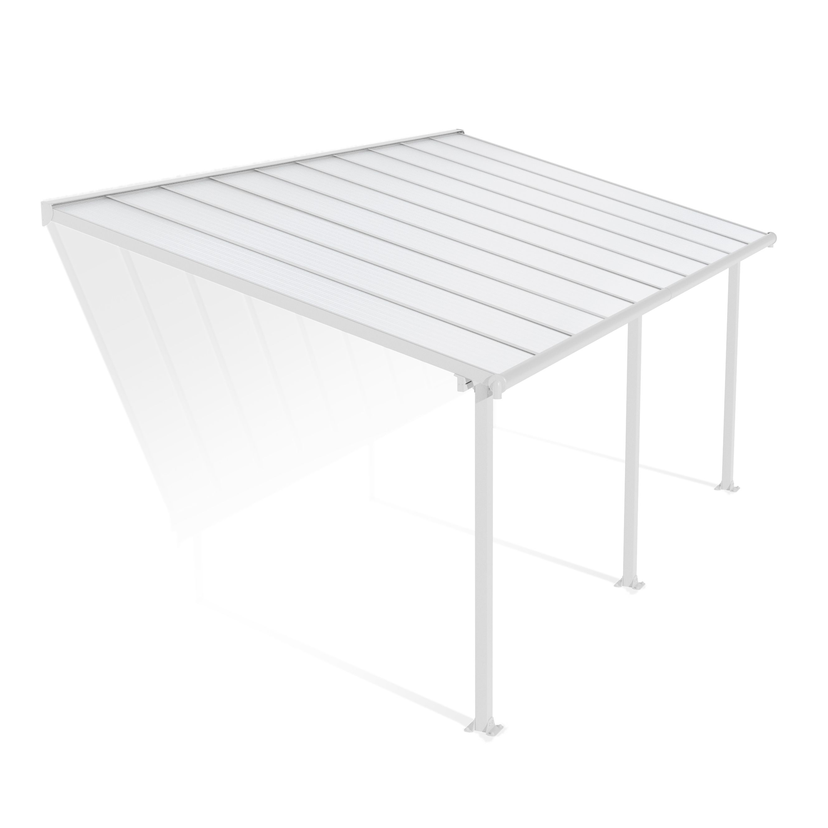 Olympia White Patio cover (H)3050mm (W)2950mm (D)6100mm