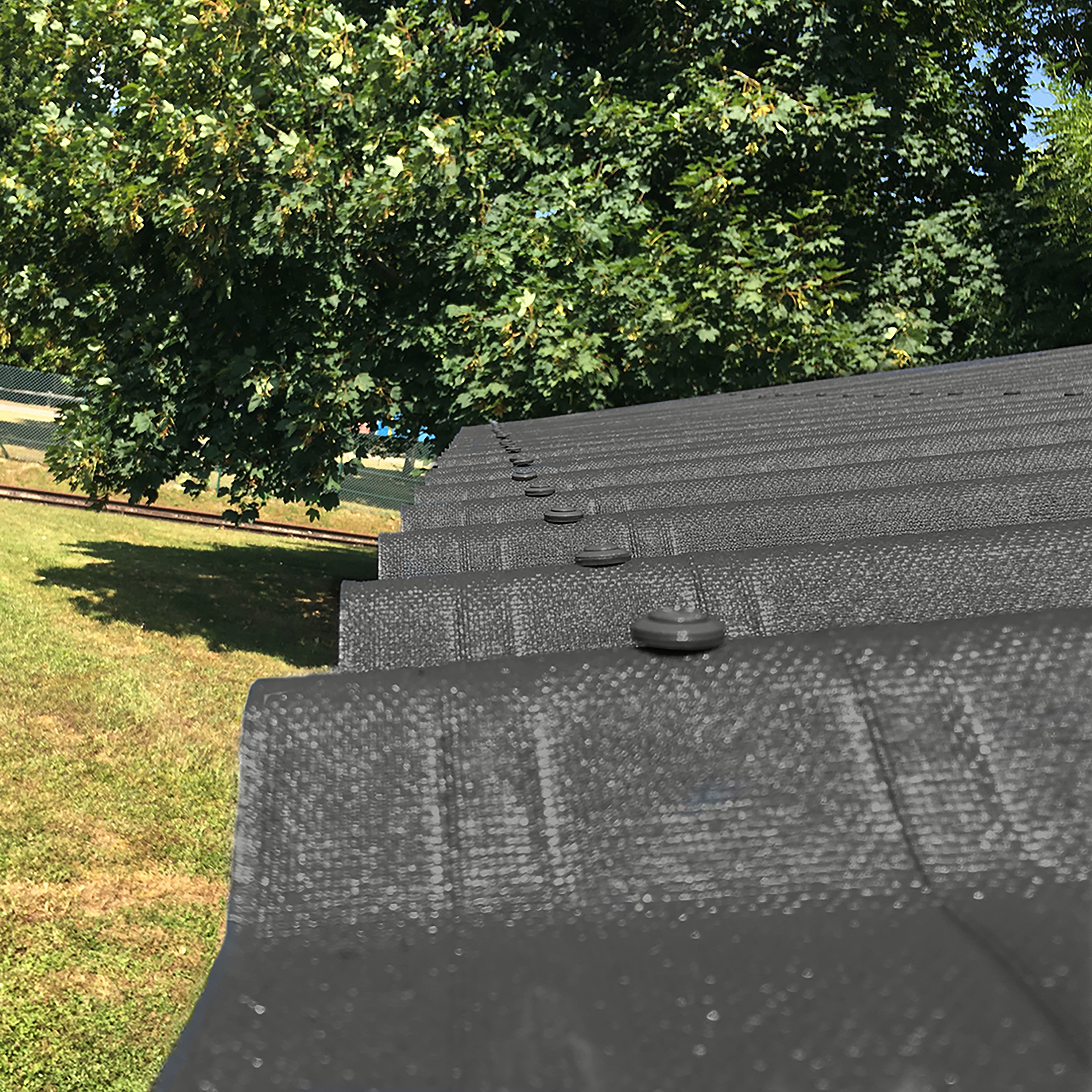 Onduline Black Bitumen Corrugated roofing sheet (L)2m (W)820mm (T)2.6mm - 7