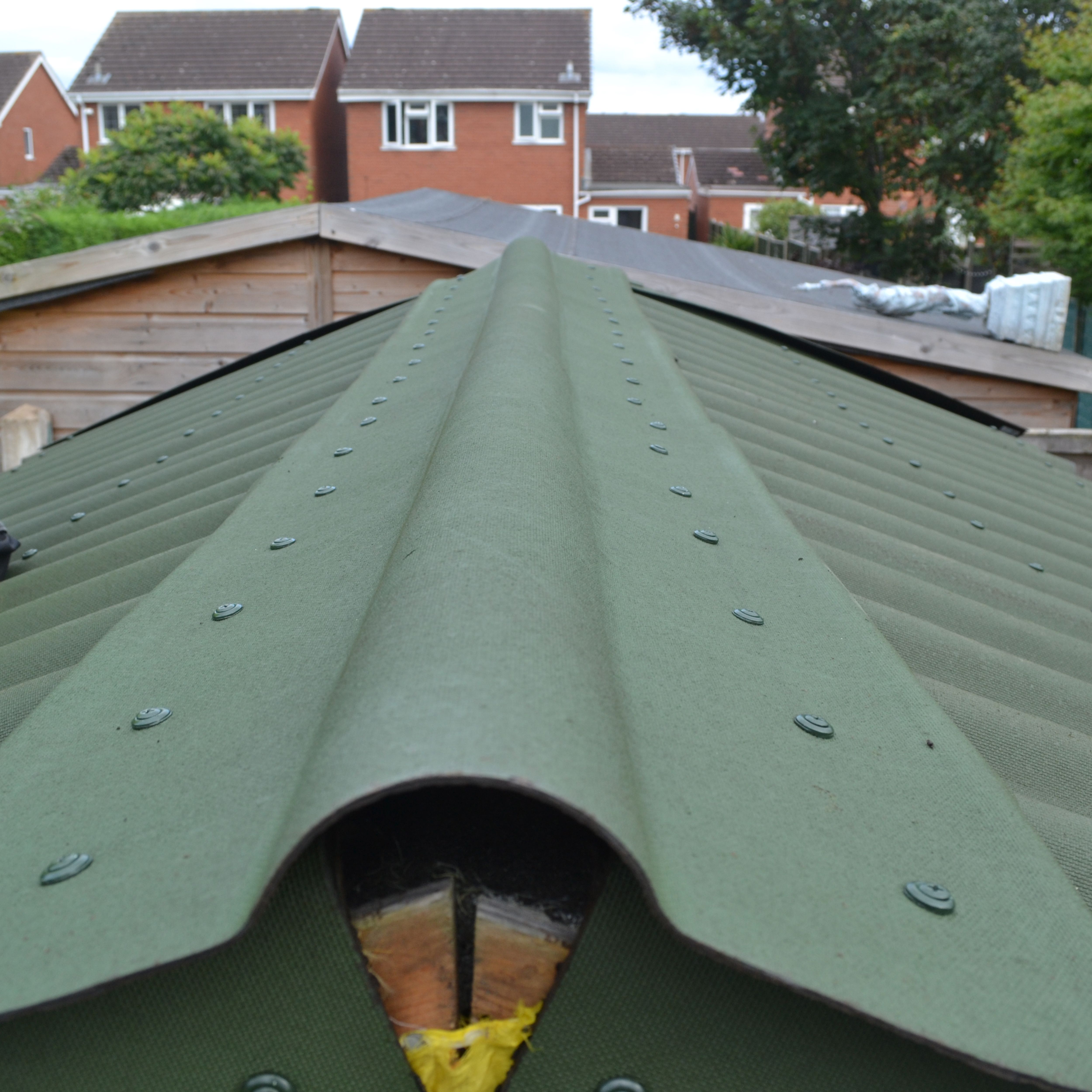 Onduline Green Bitumen Ridge piece (L)1000mm (W)420mm - 3