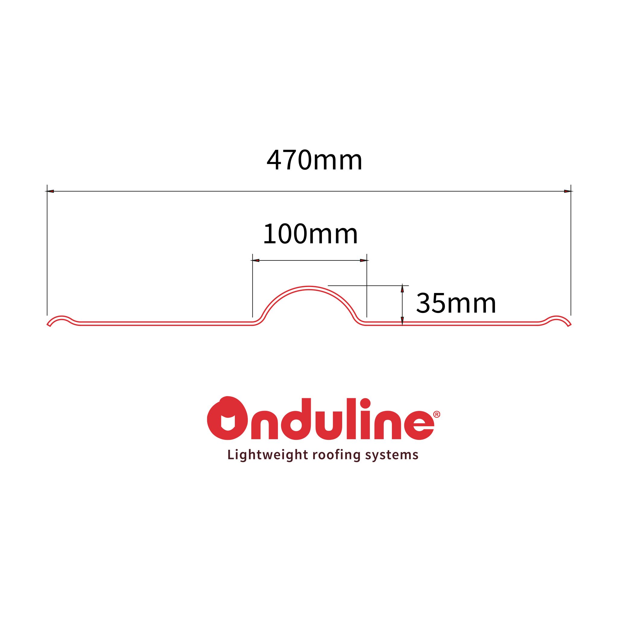 Onduline Grey Bitumen Ridge piece (L)1000mm (W)420mm