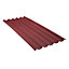 Onduline Red Bitumen Corrugated roofing sheet (L)2m (W)820mm (T)2.6mm