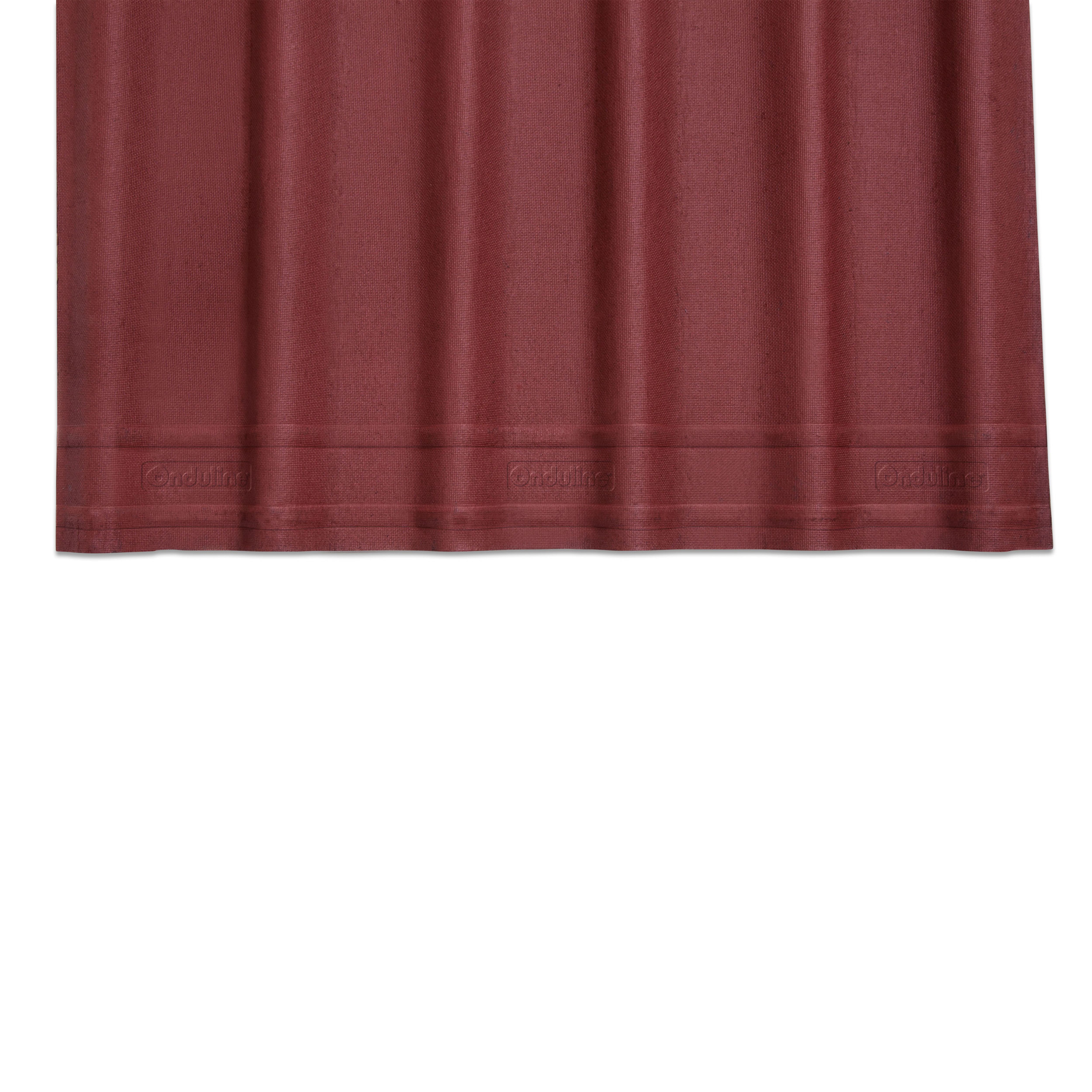 Onduline Red Bitumen Corrugated roofing sheet (L)2m (W)820mm (T)2.6mm - 3