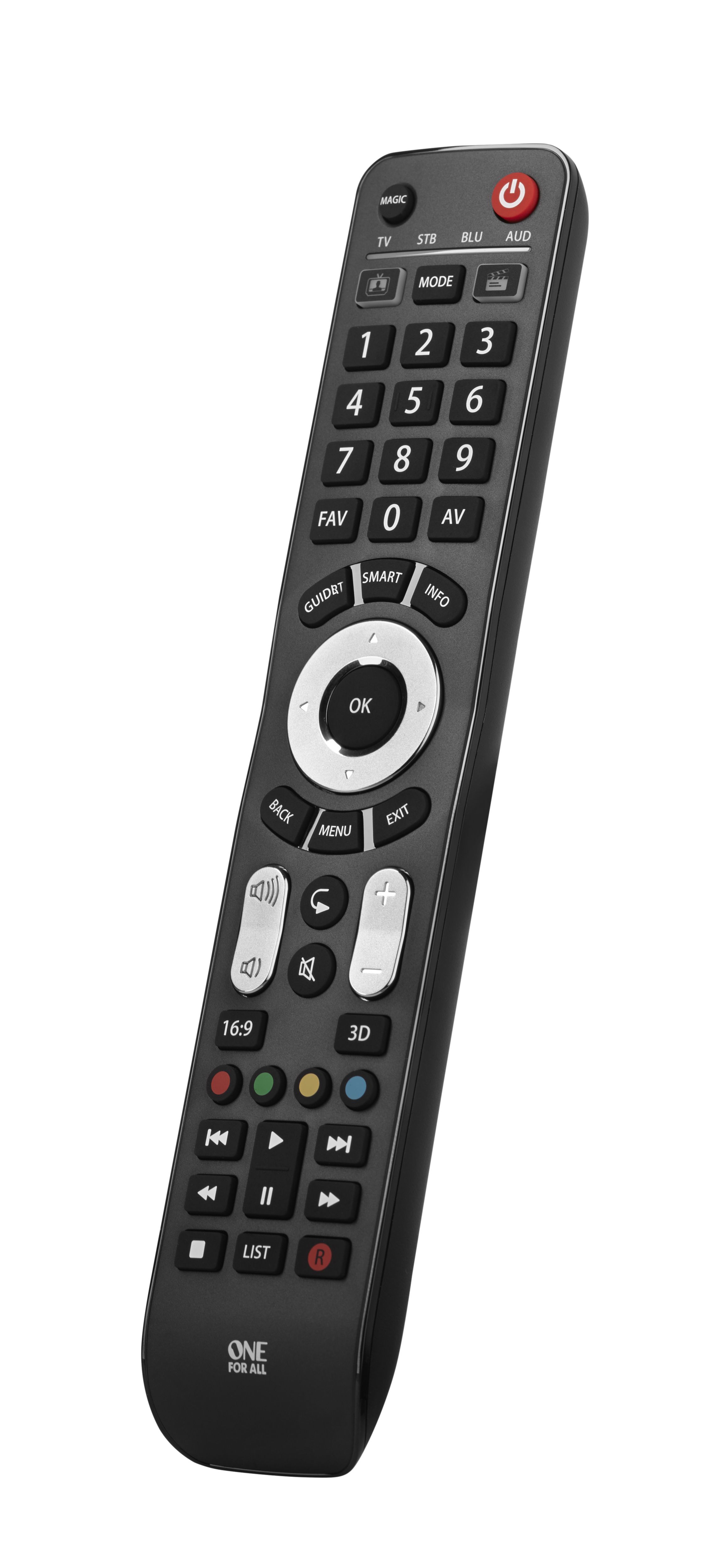 One For All Evolve 4 Remote control with Batteries not included