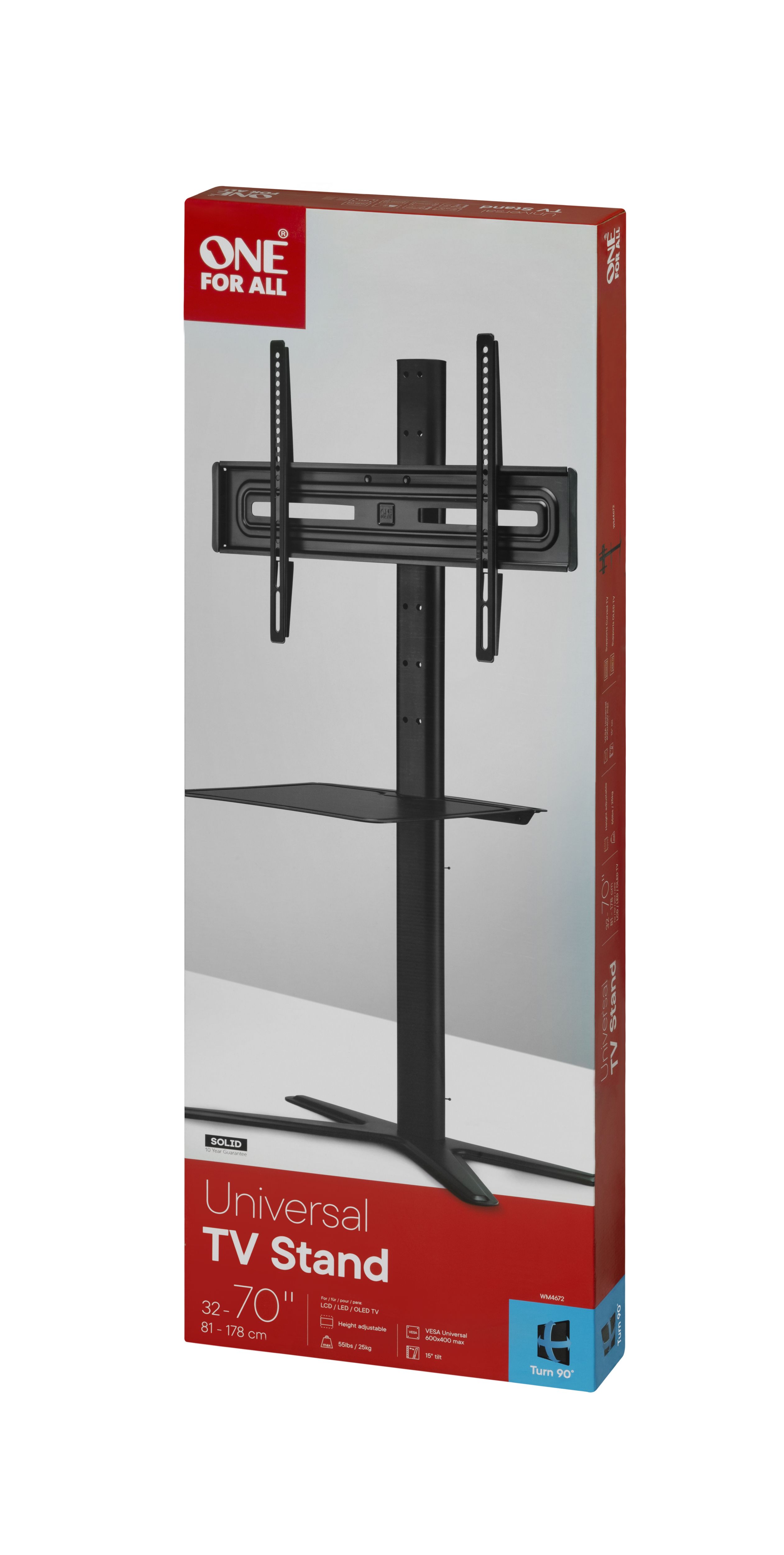 One For All TV & monitor bracket stand 32-70" 200x200mm - 600x400mm
