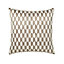 Onyx Geometric Grey & white Cushion (L)45cm x (W)45cm