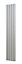 Opague Silver Vertical Radiator, (W)345mm x (H)1800mm